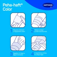   Peha-haft® Color self-adhesive blue bandage (10 cmx4 m; 1pc)