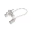 BD Connecta 3-way stopcock with extension line , with 10 cm extension, 50 pcs/box, Ref: 394995