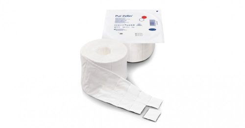 Pur-Zellin paper towels 7-ply 4x5 cm perforated, 500 sheets/roll