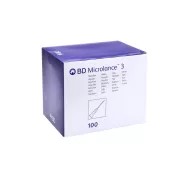   BD Microlance 3 hypodermic needle 18G pink, 1.2 x 40 mm (1 1/2"), 100 pcs/box, Ref: 304622