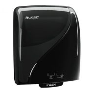   Lucart Identity Touch Free sensor hand towel dispenser, black