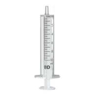   BD Discardit II syringe 10 ml, 2-piece, eccentric Luer-slip, 100 pcs/box, Ref: 309110