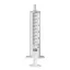 BD Discardit II syringe 10 ml, 2-piece, eccentric Luer-slip, 100 pcs/box, Ref: 309110