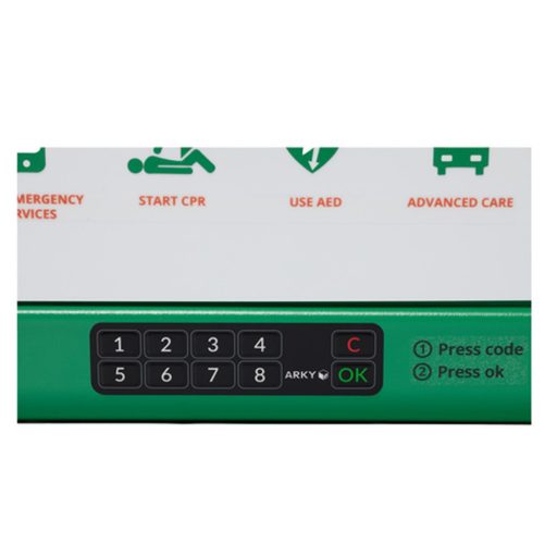 Arky Core Classic Defibrillator Wall Cabin - Outdoor, with Alarm, Heating, Lock