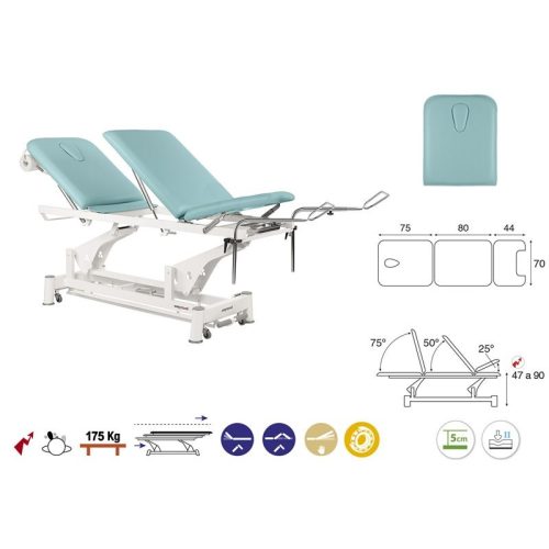 Winterthur Versa-1 wide multifunctional examination bed 70cm