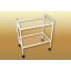 Instrument table with glass wheels, 1000  