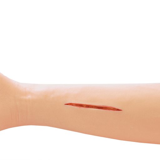 Suture training arm