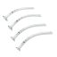 Nasopharyngeal airway tube single use, transparent, size 2.5