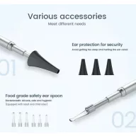   Otoscope Ear Endoscope, Ear Cleaner Tool With Rechargeable Battery