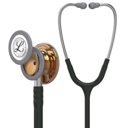 3M™ Littmann® Classic III™ Stethoskop zur Überwachung, 5646 Black, High Polish Copper Finish 