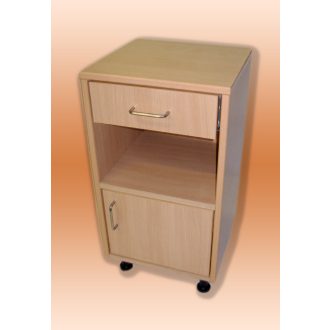   Ward bedside table made of furniture board, right-hand design