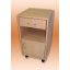 Ward bedside table made of furniture board, right-hand design