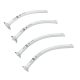 Nasopharyngeal airway tube single use, transparent, size 9.0