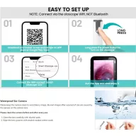 Digital otoscope LUX with wireless app