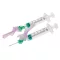 BD Eclipse safety needle 21G green, 0.8 x 25 mm (1"), 100 pcs/box, Ref: 305894