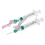 BD Eclipse safety needle 21G green, 0.8 x 25 mm (1"), 100 pcs/box, Ref: 305894