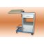Combined bedside table made of metal with double-sided swivel table top