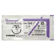Novosyn purple 1 (4) 90 cm HR37S with needle (RCP) 36 pcs