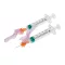 BD Eclipse safety needle 25G orange, 0.5 x 16 mm (5/8"), 100 pcs/box, Ref: 305760