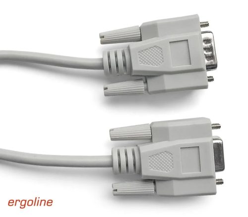 Control cable for ergoline ergometers