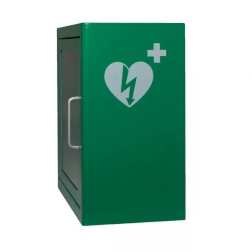 Arky Green Defibrillator Wall Metal Cabin