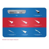   Contec CMS1700B tragbares Farb-Ultraschall-Diagnosesystem, Farbdoppler + Sonde
