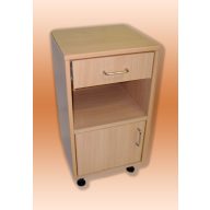 Ward Nachttisch aus Möbelplatte, Linkshänder-Design