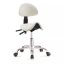 Backrest, saddle swivel chair white