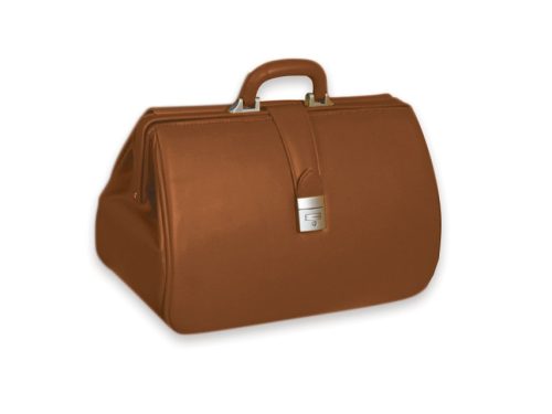 Kansas Skay Medical leatherette bag - chestnut