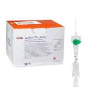   BD Venflon Pro Safety with Instaflash safety IV cannula 18G green, 1.3 x 32 mm, 50 pcs/box, Ref: 393282