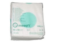 MESOFT 10 X 10 CM saugfähige Wundauflage