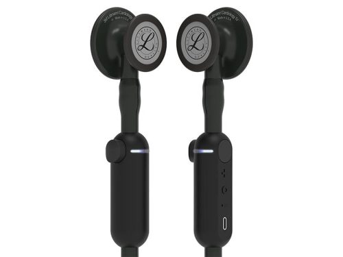 Littmann Core digitális fonendoszkóp VET állatorvosi készlet teljes fekete 69cm Sony bluetooth hangszóróval