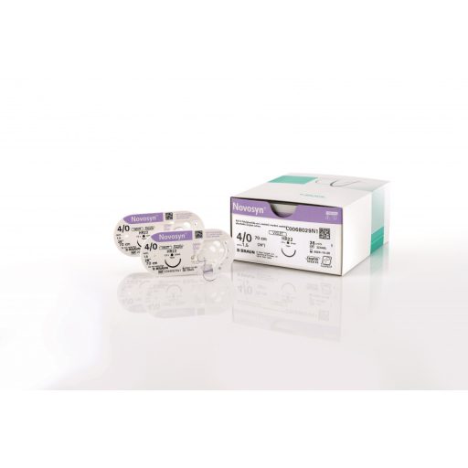 Novosyn violett 4/0 (1,5) 70 cm HR13 mit Nadel 36 Stück