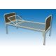 Ward bed with raised headboard, fixed, 80x200 cm