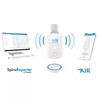   SpiroSonic AIR (SPIROTHOR, SPIROTUBE) spirometer, ultrasonic principle, wireless