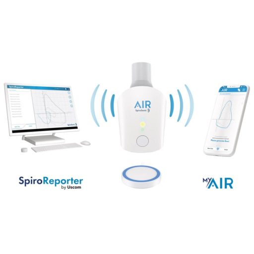 SpiroSonic AIR (SPIROTHOR, SPIROTUBE) spirometer, ultrasonic principle, wireless