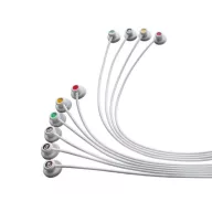   Strässle EASY II vacuum electrode system for stress ECG (6 suction electrodes with 1 m cable, 4 suction electrodes with 1.3 m cable)
