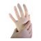 Medical sterile examination rubber gloves powder coated, size 8.5