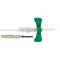 BD Vacutainer Push Button safety blood collection set 21G green, with 18 cm tubing, 50 pcs/box, Ref: 367338