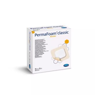 PermaFoam® Classic Border foam dressing (15x15 cm; 10 pcs)