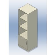 Standschrank mit Glastüren 60x60x180 cm
