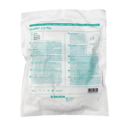B. Braun Ureofix 112 Plus Closed Urine Drainage System, 2000 ml, with Sterile Gloves, REF: I4 28431-S, Pack of 25