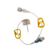   BD SafeStep safety Huber needle set 20G, 25 mm, with Y-adapter, 1 pc, Ref: LH-0032YN