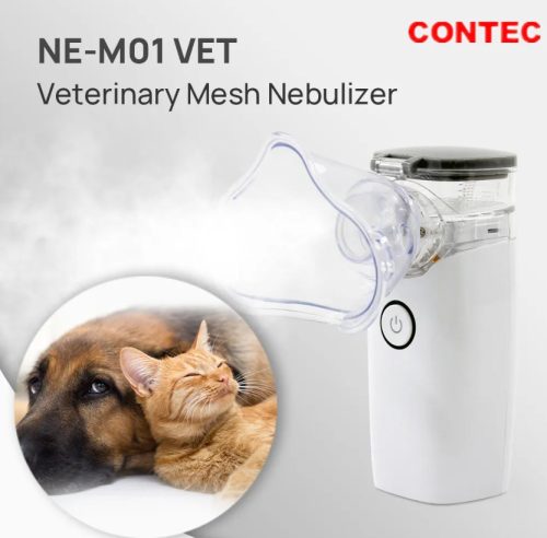 CONTEC NE-M01 állatorvosi kézi Mesh Nebulizer porlasztós inhalátor