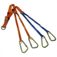 Strap set for basket stretchers with carabiners Spencer
