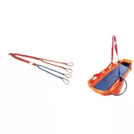 Strap set for basket stretchers with carabiners Spencer