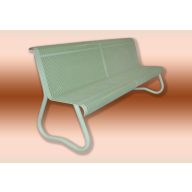 Bank für Wartezimmer 3-Sitzer Lochblech