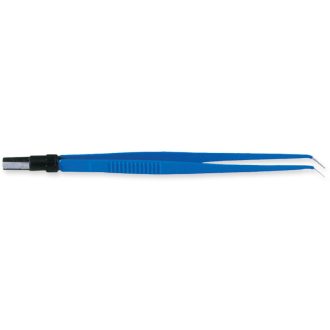   Bipolar straight forceps with 20 cm angled 1 mm tip for coagulator