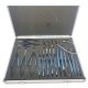 Titanium instrument set, micro forceps, scissors, needles - 21 pieces coagulator