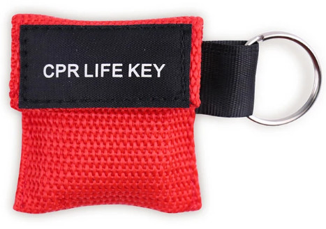 AMBU Resuscitation mask on keychain LifeKey